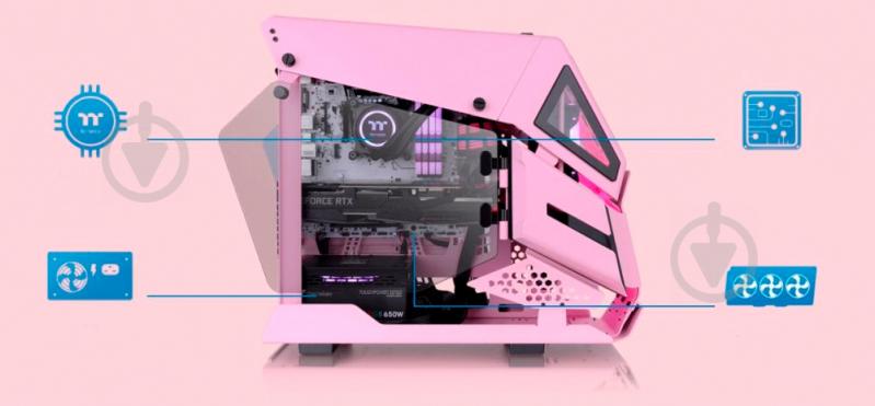 Корпус Thermaltake AH T200 Pink (CA-1R4-00SAWN-00) - фото 13