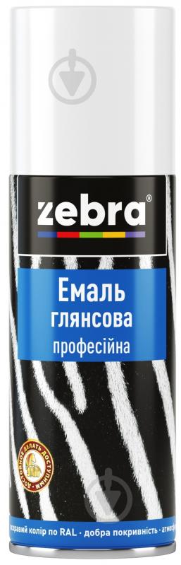 Емаль аерозольна ZEBRA професійна 211 RAL 5010 синій глянець 400 мл - фото 1