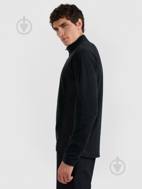 Джемпер 4F FLEECE UNDERWEAR M066 4FWAW25UFLEM066-20S р.XL чорний - фото 3 Джемпер 4F FLEECE UNDERWEAR M066 4FWAW25UFLEM066-20S р.XL чорний - фото 3