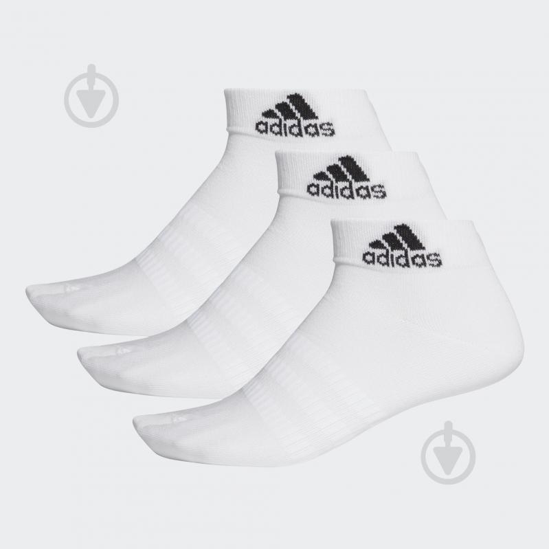 Носки Adidas DZ9435 р.M белый 3 шт. - фото 1 Носки Adidas DZ9435 р.M белый 3 шт. - фото 1