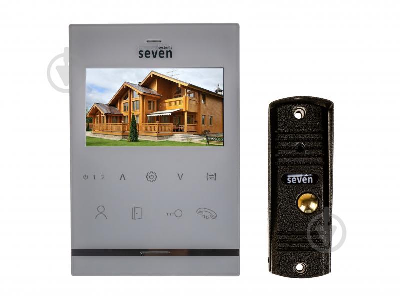 Комплект видеодомофона SEVEN Systems DP7574w - фото 1 Комплект видеодомофона SEVEN Systems DP7574w - фото 1