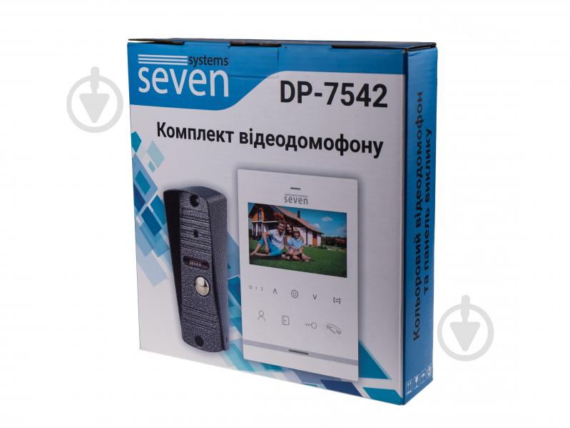 Комплект видеодомофона SEVEN Systems DP7574w - фото 4 Комплект видеодомофона SEVEN Systems DP7574w - фото 4