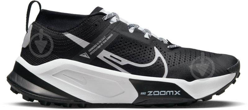 Кросівки чоловічі демісезонні Nike ZOOMX ZEGAMA TRAIL DH0623-001 р.42,5 чорно-білі - фото 1