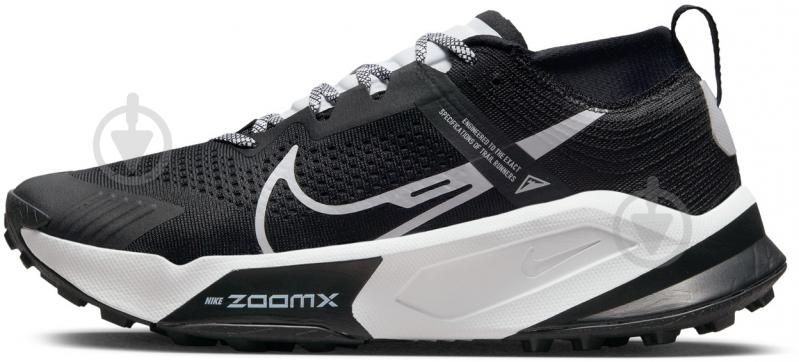 Кроссовки мужские демисезонные Nike ZOOMX ZEGAMA TRAIL DH0623-001 р.42,5 черно-белые - фото 3