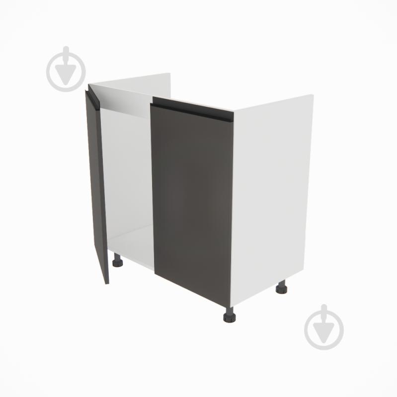 Тумба нижняя Софи (Н 80 М) графит серый/белый Світ Меблів - фото 2 Тумба нижняя Софи (Н 80 М) графит серый/белый Світ Меблів - фото 2