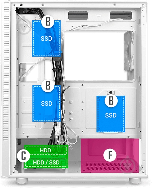 Корпус Antec NX410 Gaming (0-761345-81042-5) - фото 13