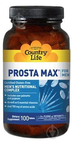 Биологически активная добавка Country Life витаминно-минеральный Prosta Max for Men - фото 1