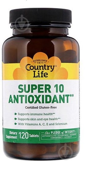 Біологічно активна добавка Country Life Super 10 Antioxidant (Антиоксидант) - фото 1