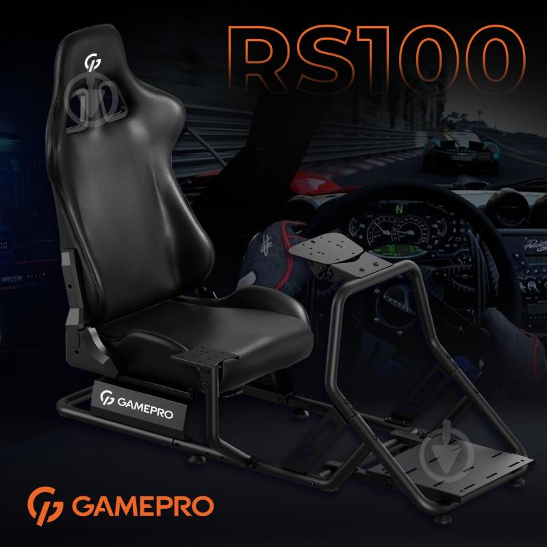 Кресло игровое GamePro RS100 Black черный - фото 3 Кресло игровое GamePro RS100 Black черный - фото 3