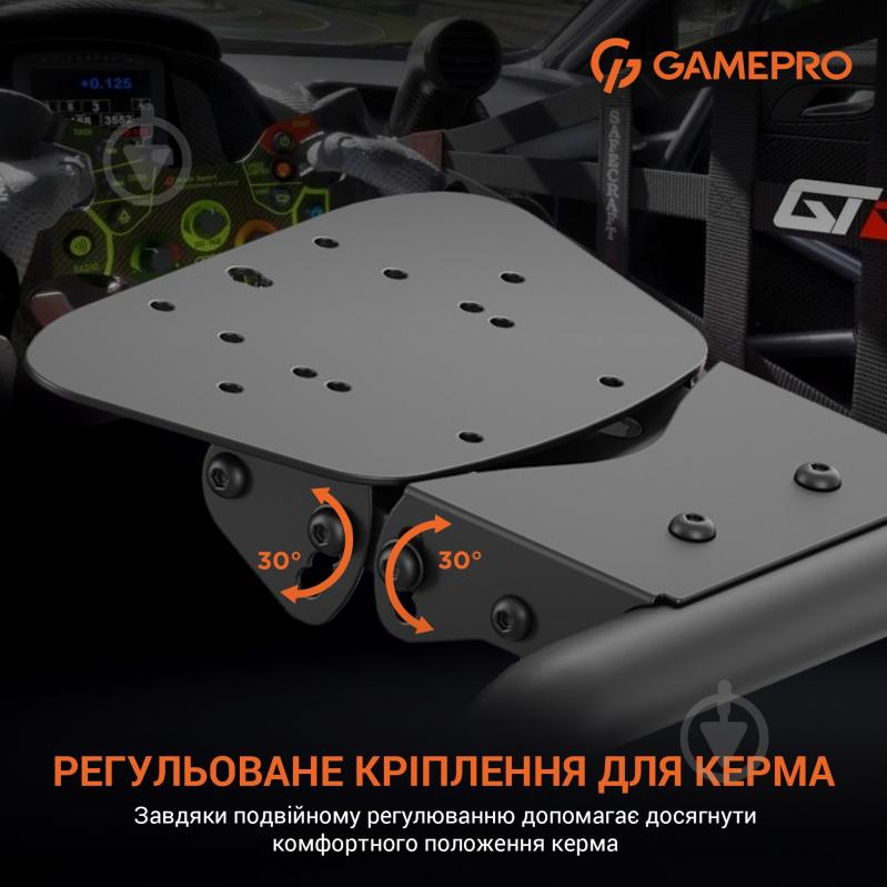 Кресло игровое GamePro RS100 Black черный - фото 4 Кресло игровое GamePro RS100 Black черный - фото 4