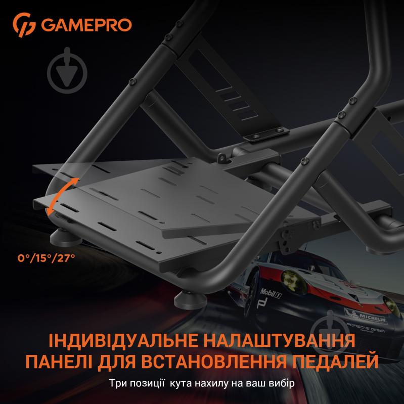 Кресло игровое GamePro RS100 Black черный - фото 5 Кресло игровое GamePro RS100 Black черный - фото 5
