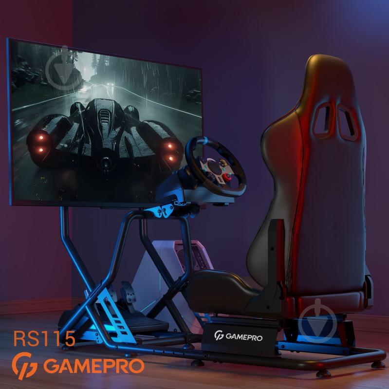Кресло игровое GamePro RS115 Black черный - фото 14 Кресло игровое GamePro RS115 Black черный - фото 14