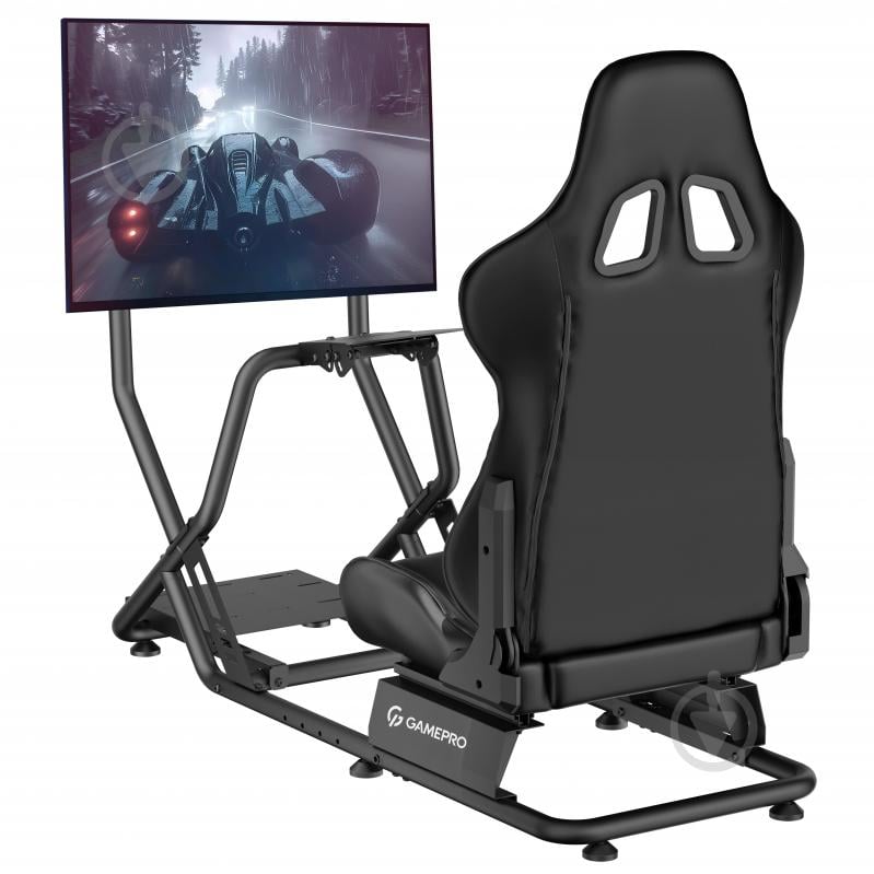 Кресло игровое GamePro RS115 Black черный - фото 2 Кресло игровое GamePro RS115 Black черный - фото 2