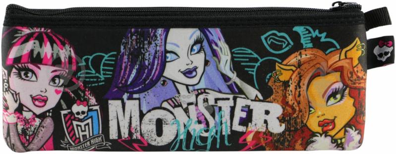 Пенал Monster High MHBB-MT1-046N Kinderline черный с рисунком - фото 1 Пенал Monster High MHBB-MT1-046N Kinderline черный с рисунком - фото 1