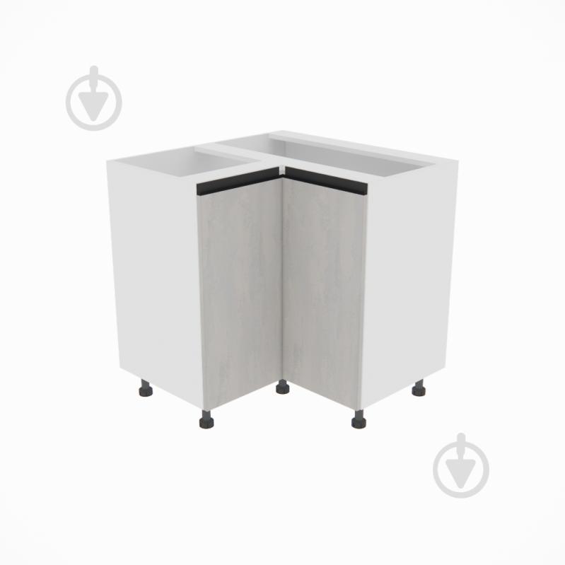 Тумба нижня Софі (Н 90х90 права) шовковий камінь/білий Світ Меблів - фото 1