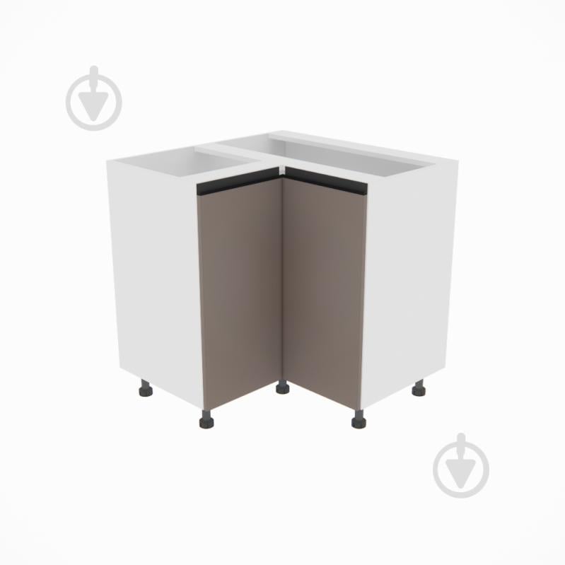 Тумба нижняя Софи (Н 90х90 левая) глиняный серый/белый Світ Меблів - фото 1 Тумба нижняя Софи (Н 90х90 левая) глиняный серый/белый Світ Меблів - фото 1