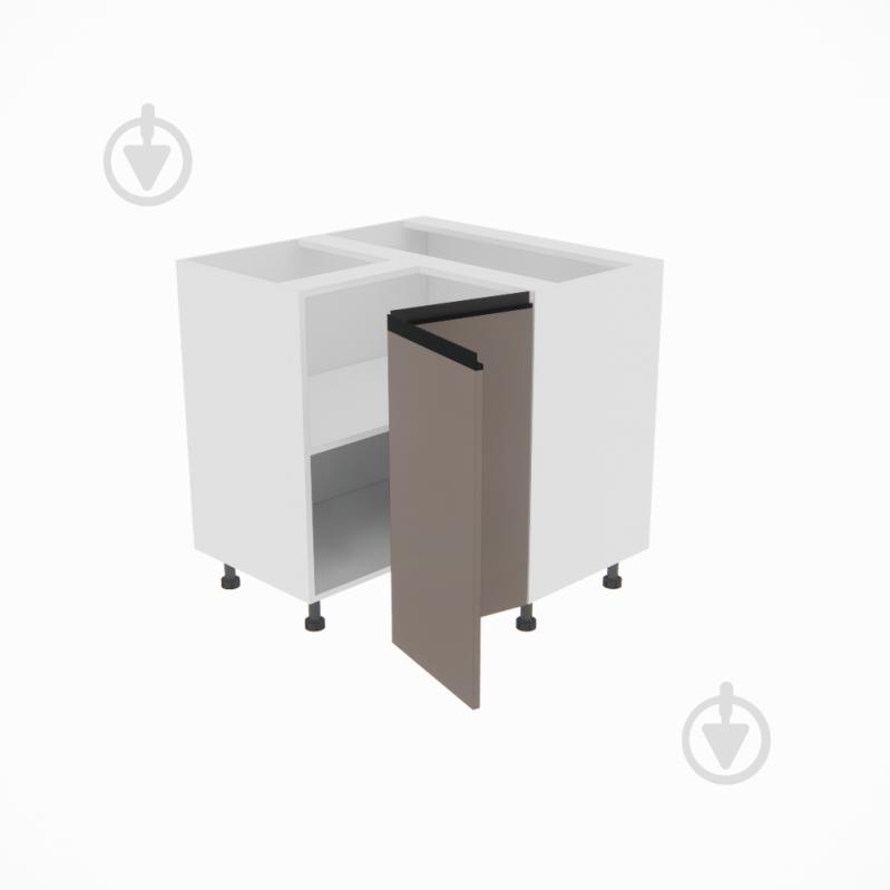 Тумба нижняя Софи (Н 90х90 левая) глиняный серый/белый Світ Меблів - фото 2 Тумба нижняя Софи (Н 90х90 левая) глиняный серый/белый Світ Меблів - фото 2