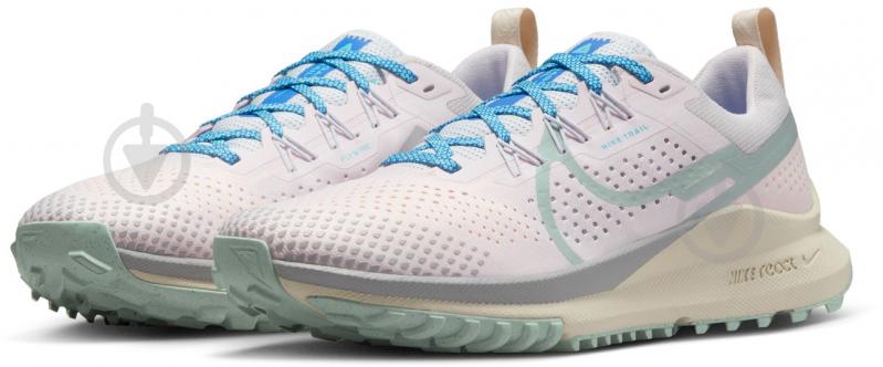 Кросівки жіночі демісезонні Nike W REACT PEGASUS TRAIL 4 DJ6159-600 р.36 рожево-сірі - фото 5