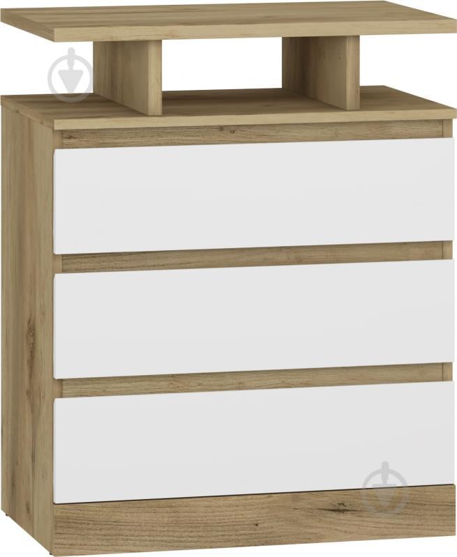 Комод Грейд Concord №1 3ш 650x815x400 мм дуб крафт золотий/німфея альба - фото 1