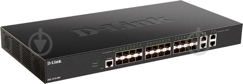 Коммутатор D-Link DXS-1210-28S 24XSFP+ 4X10GE L2+ SMARTSWITCH - фото 2