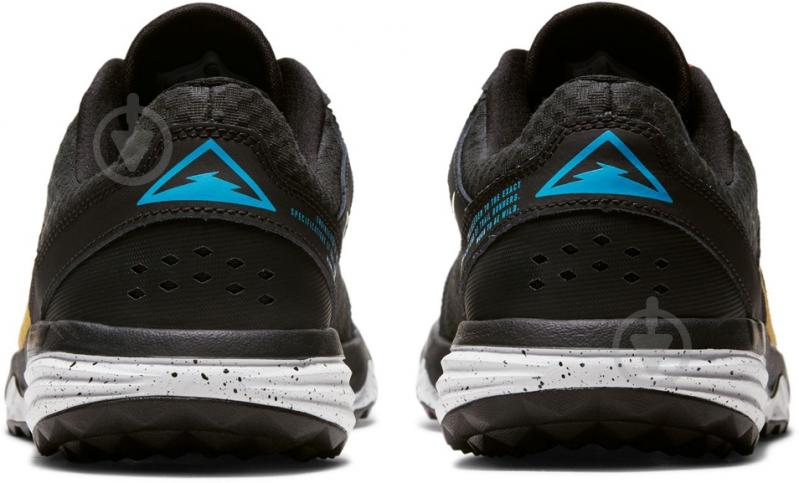 Кросівки чоловічі демісезонні Nike JUNIPER TRAIL CW3808-005 р.43 чорно-жовті - фото 6