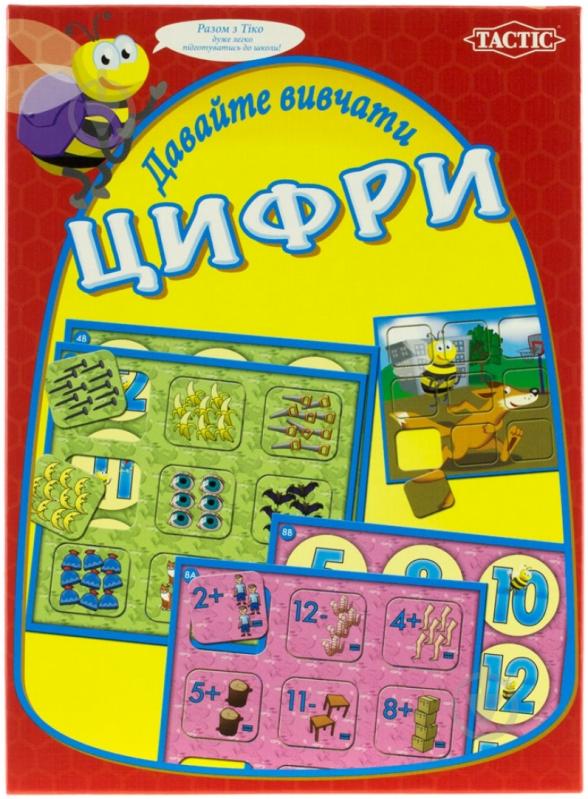 Игра настольная Tactic Давайте изучать цифры 40302 - фото 1 Игра настольная Tactic Давайте изучать цифры 40302 - фото 1