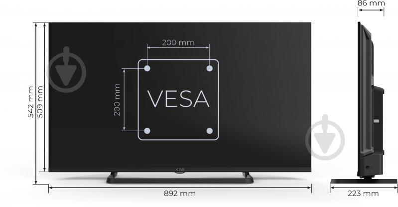 Телевизор Kivi 40F710QB Optima L5 - фото 9