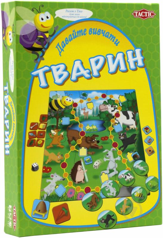 Игра настольная Tactic Давайте изучать животных 40305 - фото 1