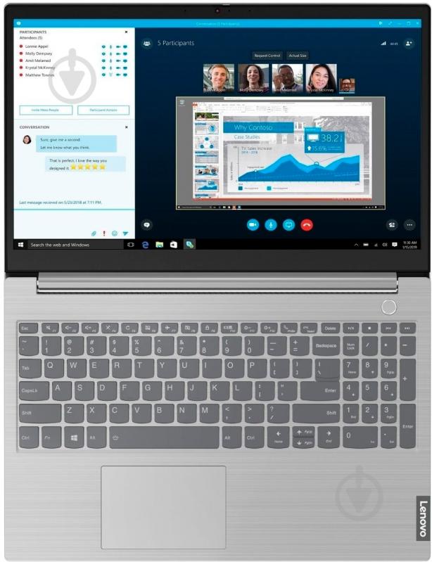 Ноутбук Lenovo ThinkBook 15-IIL 15,6 (20SM002JRA) mineral grey - фото 6