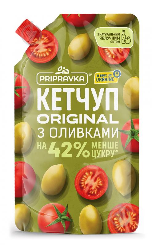 Кетчуп Pripravka Original з оливками 250 г - фото 1