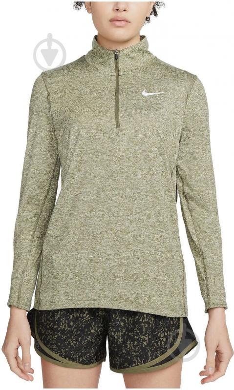 Лонгслив Nike Element CU3220-222 р.XL зеленый - фото 1
