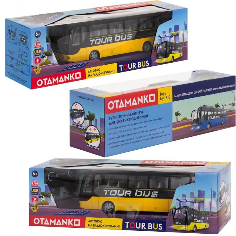 Автомобіль на радіокеруванні OTAMANKO TOUR BUS жовтий 1:32 532.02.54 - фото 8 Автомобіль на радіокеруванні OTAMANKO TOUR BUS жовтий 1:32 532.02.54 - фото 8