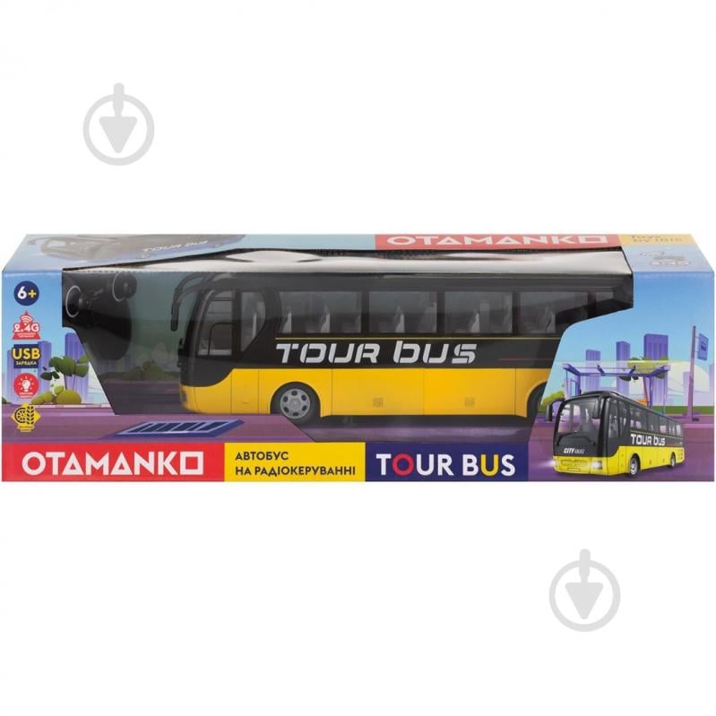 Автомобіль на радіокеруванні OTAMANKO TOUR BUS жовтий 1:32 532.02.54 - фото 7 Автомобіль на радіокеруванні OTAMANKO TOUR BUS жовтий 1:32 532.02.54 - фото 7