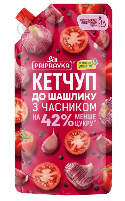 Кетчуп Приправка До шашлику з часником 400 г - фото 1