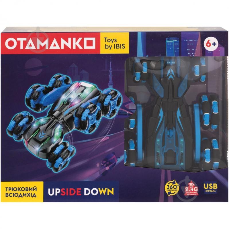 Автомобіль на радіокеруванні OTAMANKO Трюковий всюдихід UPSIDE DOWN блакитний 532.02.34 - фото 7 Автомобіль на радіокеруванні OTAMANKO Трюковий всюдихід UPSIDE DOWN блакитний 532.02.34 - фото 7