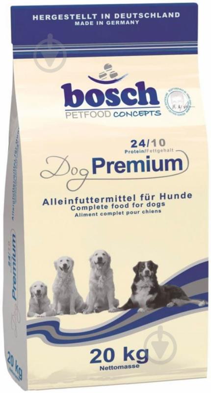 Корм для усіх порід Bosch Petfood Dog Premium 20 кг 930420 (домашня птиця) 20 кг - фото 1