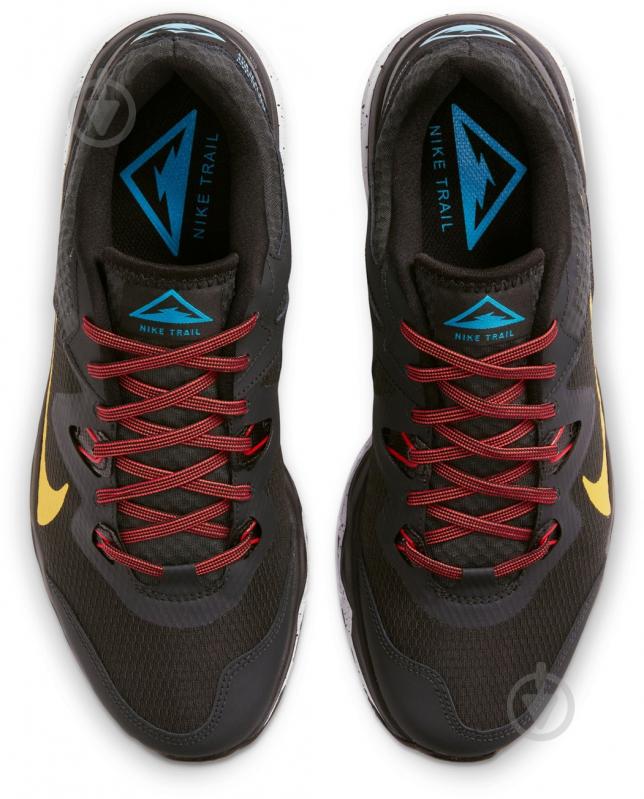 Кроссовки мужские демисезонные Nike JUNIPER TRAIL CW3808-005 р.47,5 черно-желтые - фото 7