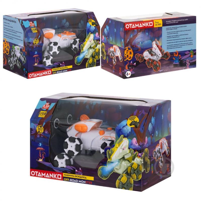 Автомобіль на радіокеруванні OTAMANKO Трюковий всюдихід OFF-ROAD MONSTER помаранчевий 532.02.50 - фото 8 Автомобіль на радіокеруванні OTAMANKO Трюковий всюдихід OFF-ROAD MONSTER помаранчевий 532.02.50 - фото 8