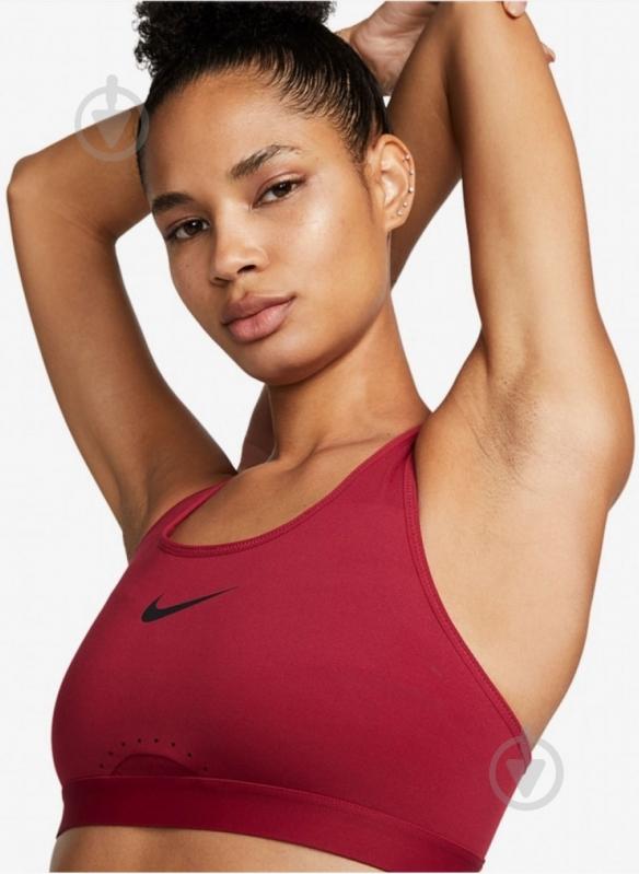 Бра Nike Dri-Fit Swoosh Adjustable DD0428-690 р.S-A/C красный - фото 2