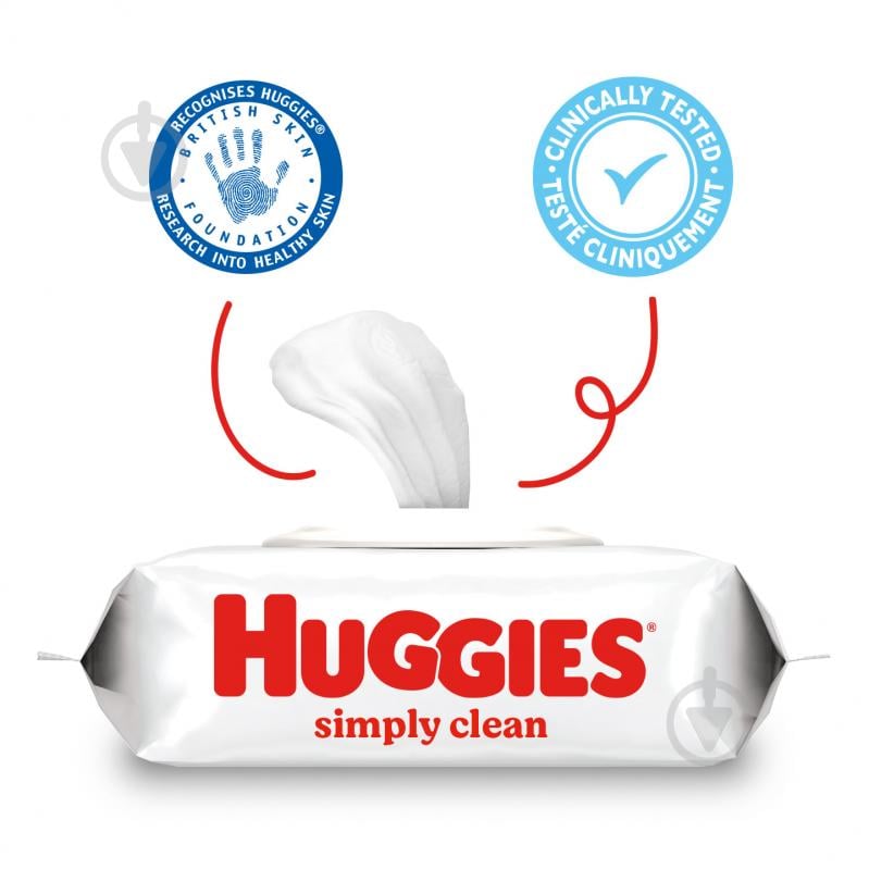 Серветка волога Huggies Simply Clean 72 шт. - фото 7