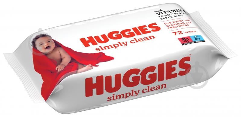 Серветка волога Huggies Simply Clean 72 шт. - фото 2