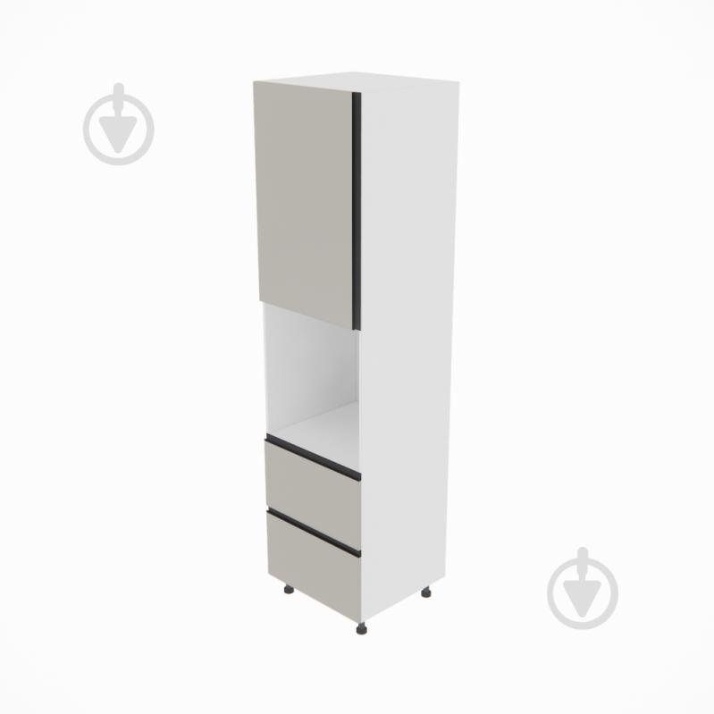 Пенал Софі (П 60 ДШ (920)) кашемір/білий Світ Меблів - фото 1 Пенал Софі (П 60 ДШ (920)) кашемір/білий Світ Меблів - фото 1