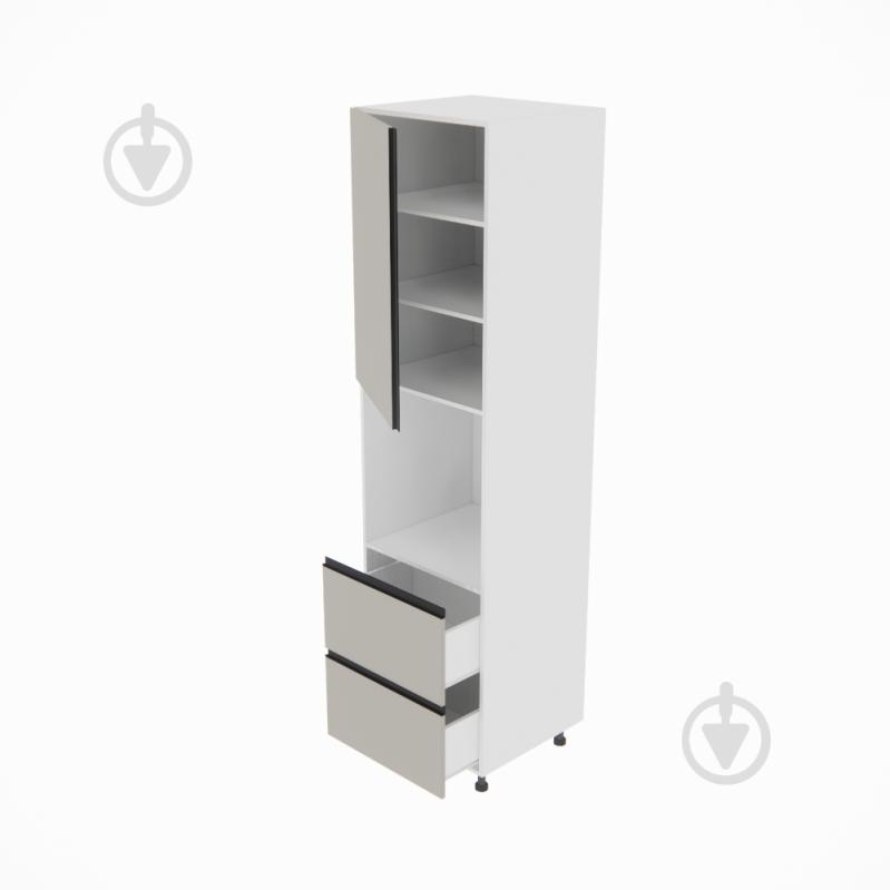 Пенал Софі (П 60 ДШ (920)) кашемір/білий Світ Меблів - фото 2 Пенал Софі (П 60 ДШ (920)) кашемір/білий Світ Меблів - фото 2