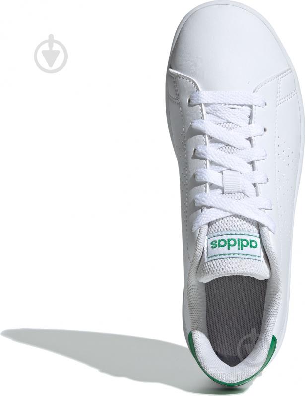 Кросівки дитячі демісезонні Adidas ADVANTAGE K EF0213 р.35 білі - фото 9