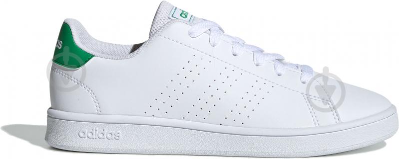 Кроссовки детские демисезонные Adidas ADVANTAGE K EF0213 р.36 2/3 белые - фото 1