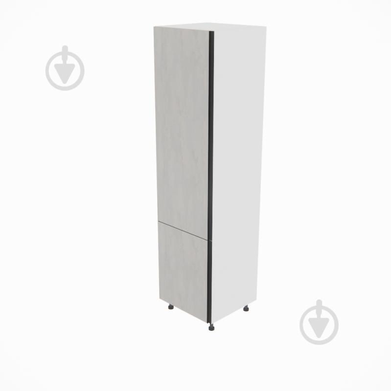 Шкаф под холодильник Софи (П 60 Х (920)) шелковый камень/белый Світ Меблів - фото 1 Шкаф под холодильник Софи (П 60 Х (920)) шелковый камень/белый Світ Меблів - фото 1