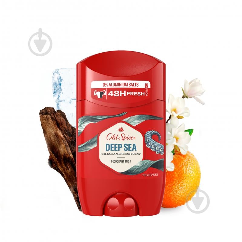 Дезодорант для чоловіків Old Spice Deep Sea 50 мл - фото 7