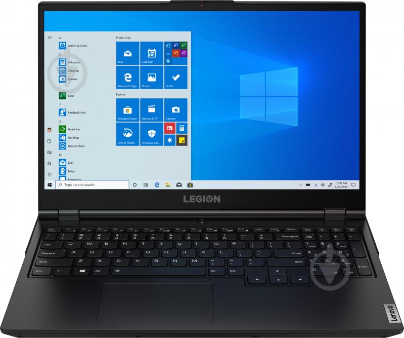 Ноутбук Lenovo Legion 5 15ARH05 Phantom Black 15,6 (82B500KQRA) - фото 1