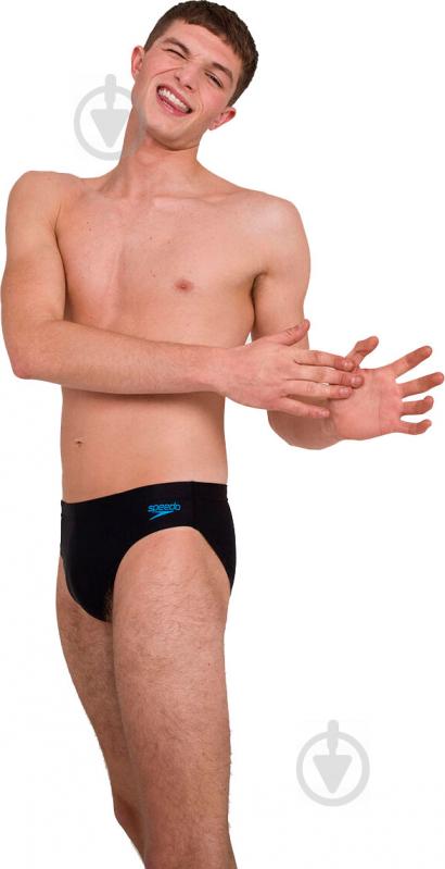 Плавки Speedo PLMT 7CM BRF AM BLACK/ORANGE 8-09739F317 р.34 черный - фото 1