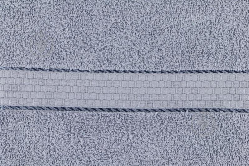 Рушник 50x90 см сірий Aisha Home Textile - фото 2